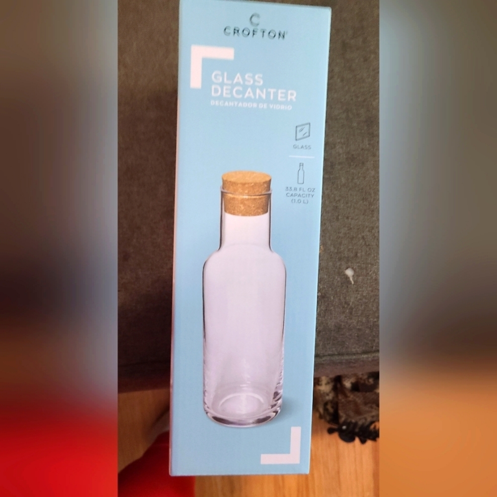 Glass decanter nib
